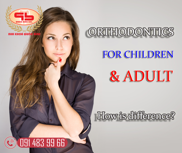 The difference between orthodontics for children and adults