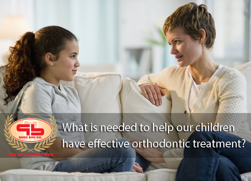 What parents need to prepare for helping child's orthodontics is effective?