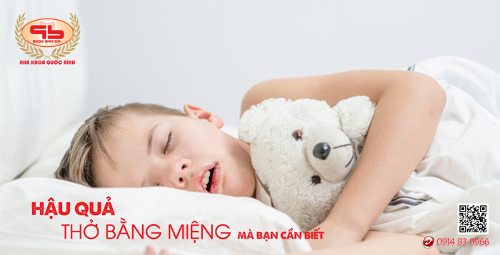 hậu quả thở qua đường miệng