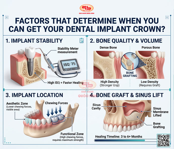 Factors That Determine When You Can Get Your Dental Implant Crown Factors That Determine When You Can Get Your Dental Implant Crown
